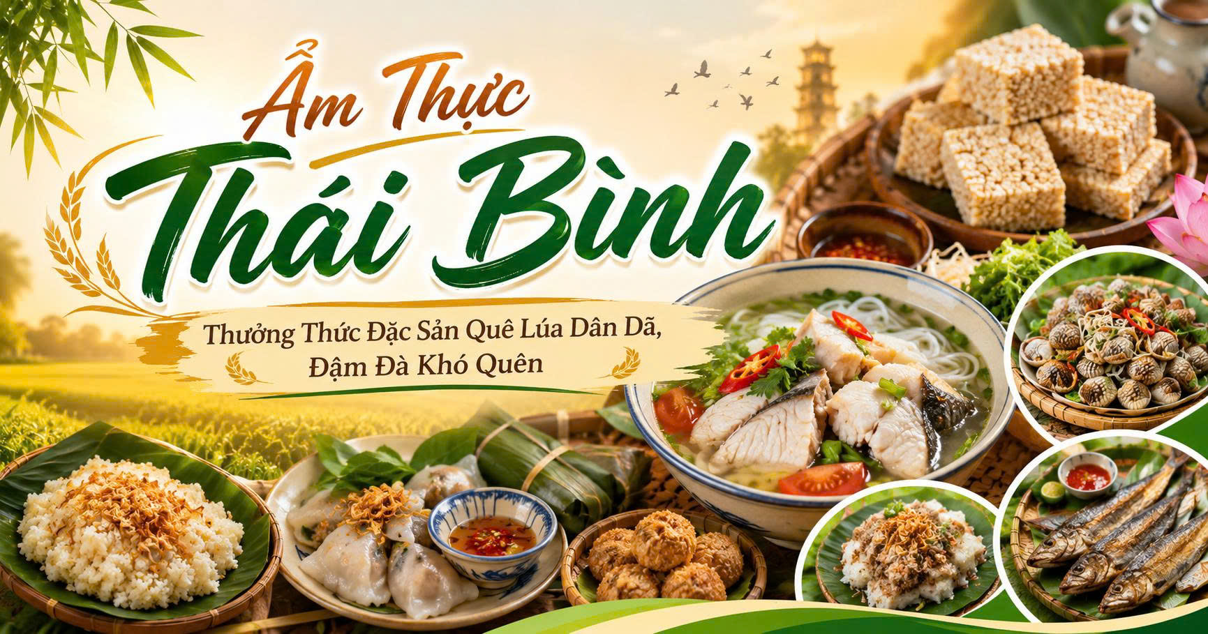 Ẩm Thực Thái Bình – Thưởng Thức Đặc Sản Quê Lúa Dân Dã, Đậm Đà Khó Quên